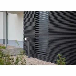 Luminaires Lutec Borne lumineuse Lutec Cuba LED Anthracite, 1 lumière