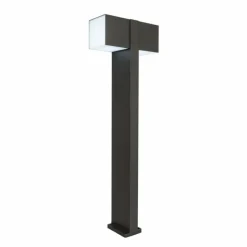 Luminaires Lutec Borne lumineuse Lutec CUBA LED Anthracite, 2 lumières