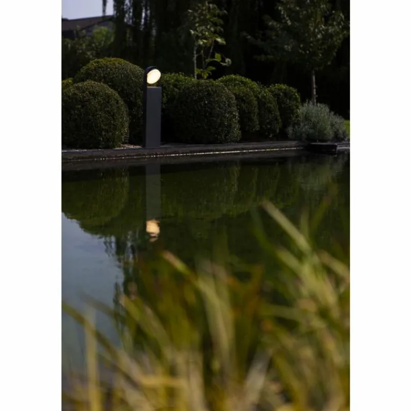 Luminaires Lutec Borne lumineuse Lutec Fele LED Anthracite, 1 lumière