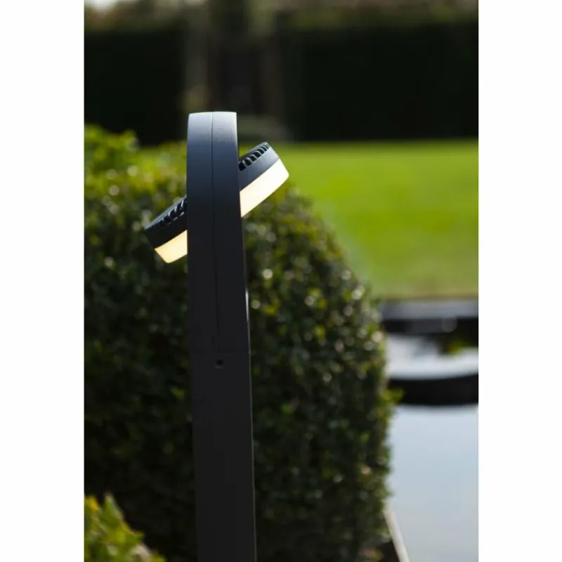 Luminaires Lutec Borne lumineuse Lutec Fele LED Anthracite, 1 lumière