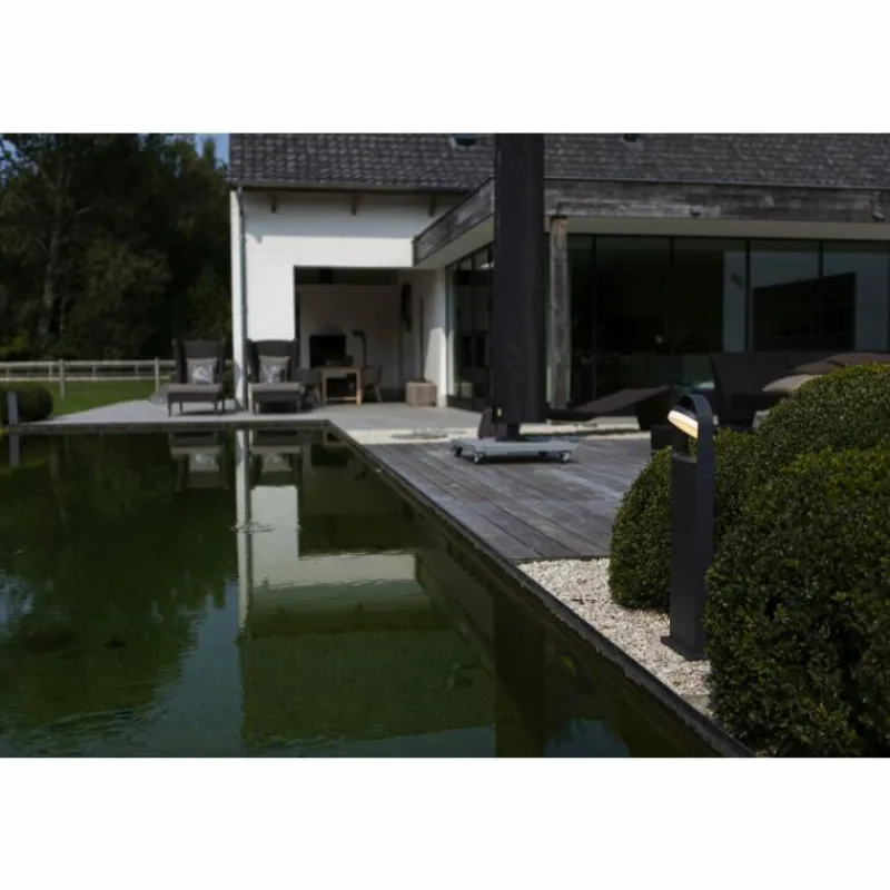 Luminaires Lutec Borne lumineuse Lutec Fele LED Anthracite, 1 lumière