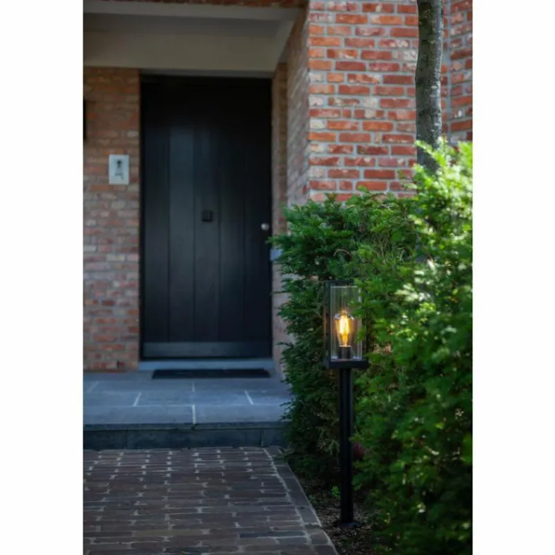 Luminaires Lutec Borne lumineuse Lutec Flair Anthracite, 1 lumière