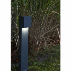 Luminaires Lutec Borne lumineuse Lutec GEMINI LED Anthracite, 1 lumière