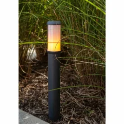 Luminaires Lutec Borne lumineuse Lutec Heros Anthracite, 1 lumière