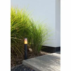 Luminaires Lutec Borne lumineuse Lutec Heros Anthracite, 1 lumière