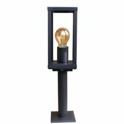 Luminaires Lutec Borne lumineuse Lutec KARO Noir, 1 lumière