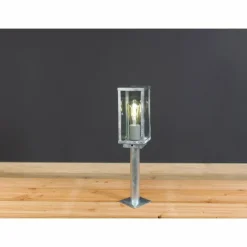 Luminaires Lutec Borne lumineuse Lutec KARO Zingué, 1 lumière