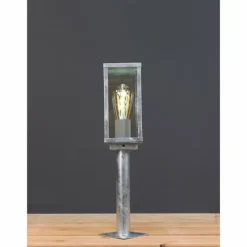 Luminaires Lutec Borne lumineuse Lutec KARO Zingué, 1 lumière