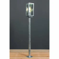 Luminaires Lutec Borne lumineuse Lutec KARO Zingué, 1 lumière