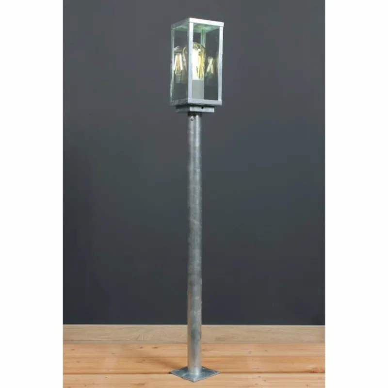 Luminaires Lutec Borne lumineuse Lutec KARO Zingué, 1 lumière