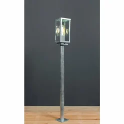 Luminaires Lutec Borne lumineuse Lutec KARO Zingué, 1 lumière