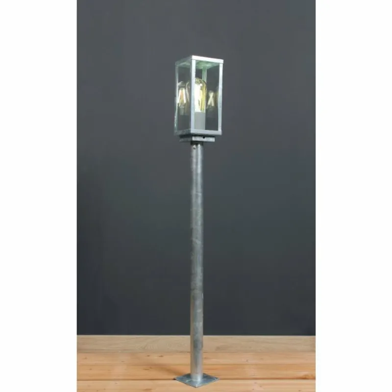 Luminaires Lutec Borne lumineuse Lutec KARO Zingué, 1 lumière