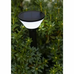 Luminaires Lutec Borne lumineuse Lutec KARLO LED Noir, 1 lumière, Détecteur de mouvement, Changeur de couleurs