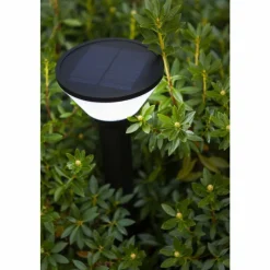 Luminaires Lutec Borne lumineuse Lutec KARLO LED Noir, 1 lumière, Détecteur de mouvement, Changeur de couleurs