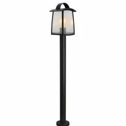 Luminaires Lutec Borne lumineuse Lutec KELSEY Noir, 1 lumière