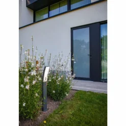 Luminaires Lutec Borne lumineuse Lutec Kira LED Anthracite, 1 lumière