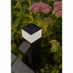 Luminaires Lutec Borne lumineuse Lutec MAINS LED Noir, 1 lumière