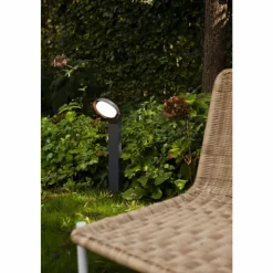 Luminaires Lutec Borne lumineuse Lutec POLO LED Anthracite, 1 lumière