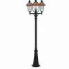 Luminaires Lutec Borne lumineuse Lutec Venezia Anthracite, Cuivre, 1 lumière