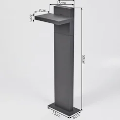 hofstein Borne lumineuse Lyckan LED Anthracite, 1 lumière