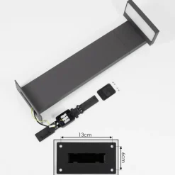 hofstein Borne lumineuse Lyckan LED Anthracite, 1 lumière