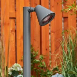 hofstein Borne lumineuse Milond Anthracite, 1 lumière