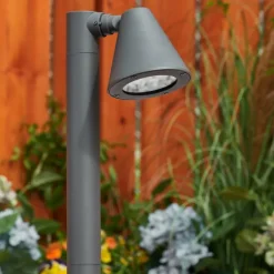 hofstein Borne lumineuse Milond Anthracite, 1 lumière