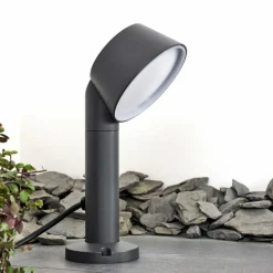 Luminaires Lutec Borne lumineuse Moroni LED Anthracite, 1 lumière