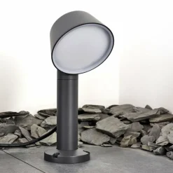 Luminaires Lutec Borne lumineuse Moroni LED Anthracite, 1 lumière
