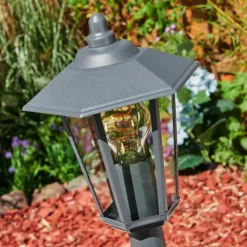 hofstein Borne lumineuse Moskau Anthracite, 1 lumière