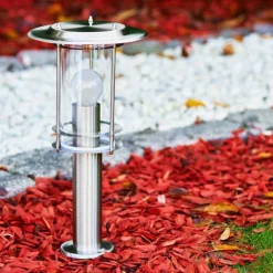 hofstein Borne lumineuse Mulo Acier inoxydable, 1 lumière