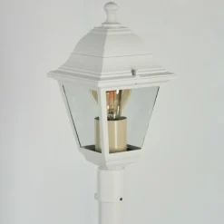 Luminaires Rustiques-hofstein Borne lumineuse Murto Blanc, 1 lumière