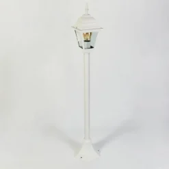 Luminaires Rustiques-hofstein Borne lumineuse Naofe Blanc, 1 lumière