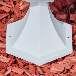 Luminaires Rustiques-hofstein Borne lumineuse Naofe Blanc, 1 lumière