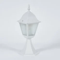 Luminaires Rustiques-hofstein Borne lumineuse Naofe Blanc, 1 lumière