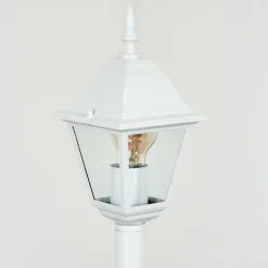 Luminaires Rustiques-hofstein Borne lumineuse Naofe Blanc, 1 lumière