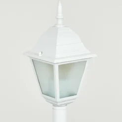 Luminaires Rustiques-hofstein Borne lumineuse Naofe Blanc, 1 lumière