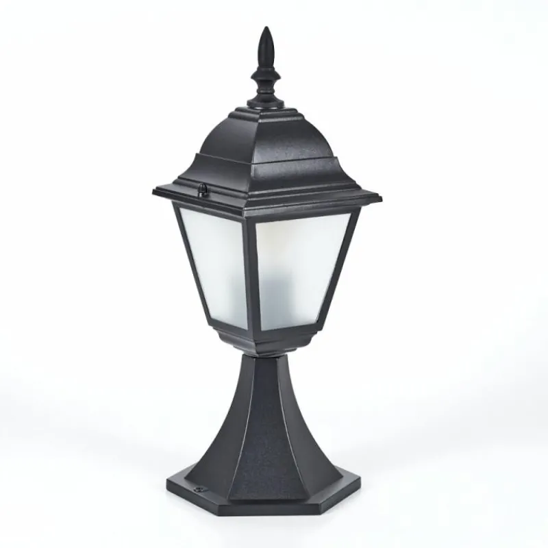 Luminaires Rustiques-hofstein Borne lumineuse Naofe Noir, 1 lumière