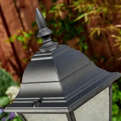 Luminaires Rustiques-hofstein Borne lumineuse Naofe Noir, 1 lumière