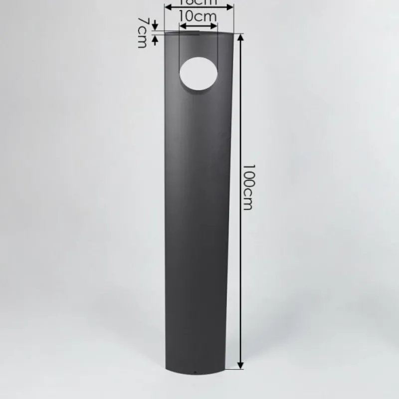 hofstein Borne lumineuse Narunteno LED Anthracite, 1 lumière