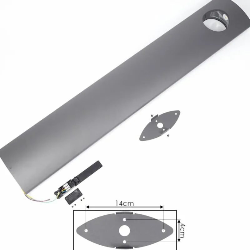 hofstein Borne lumineuse Narunteno LED Anthracite, 1 lumière