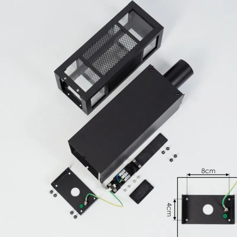 hofstein Borne lumineuse Nelgen Noir, 1 lumière