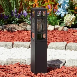 hofstein Borne lumineuse Nelgen Noir, 1 lumière