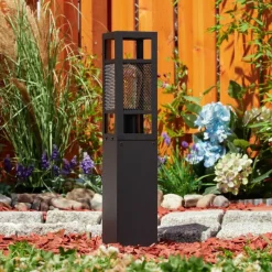 hofstein Borne lumineuse Nelgen Noir, 1 lumière