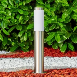 hofstein Borne lumineuse Norburg Acier inoxydable, 1 lumière