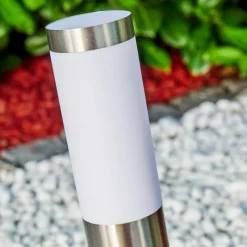 hofstein Borne lumineuse Norburg Acier inoxydable, 1 lumière