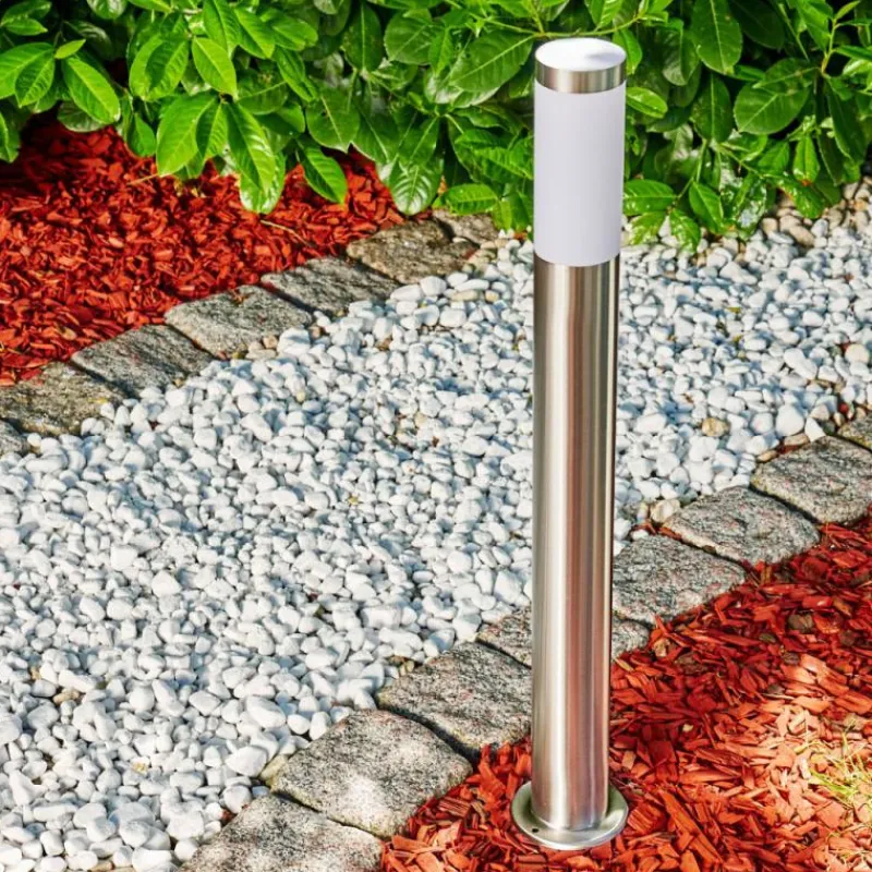 hofstein Borne lumineuse Norburg Acier inoxydable, 1 lumière