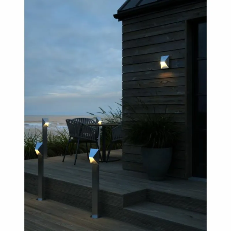 Luminaires Nordlux Borne lumineuse Nordlux PONTIO Zingué, 1 lumière