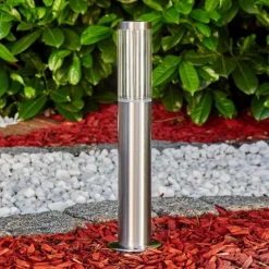 hofstein Borne lumineuse Noreaz LED Chrome, 1 lumière