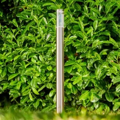 hofstein Borne lumineuse Noreaz LED Acier inoxydable, 1 lumière